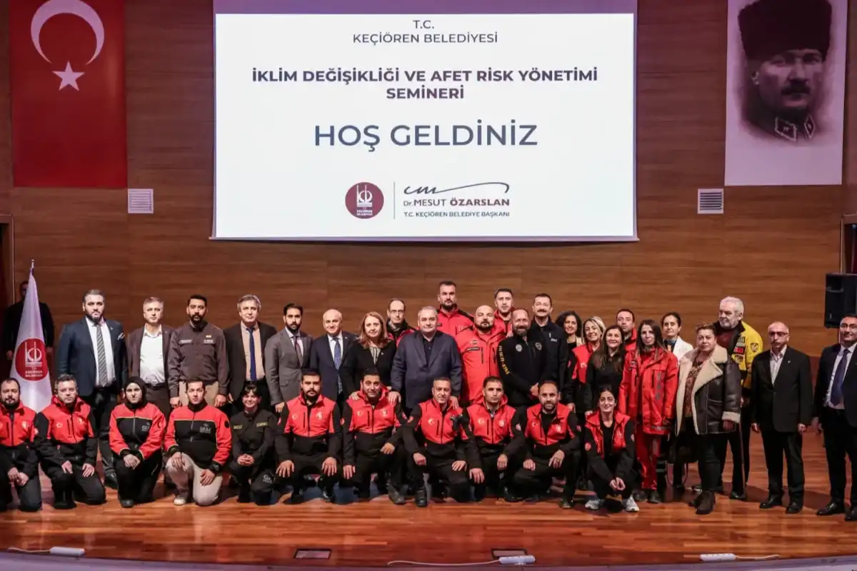 Keçiören’de İklim ve Afet Risk Yönetimi Semineri