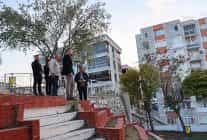 bucanin merdivenli parki yenilendi