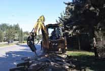 buyuksehir belediyesinden kardes kentler caddesinde calisma