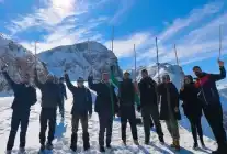 Batman'da Harrut Yaylası’na Karlı Yolda 4 Saatlik Tırmanış