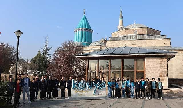 ilcelerdeki 7 sinif ogrencileri konyanin kulturel mirasini yakindan taniyor