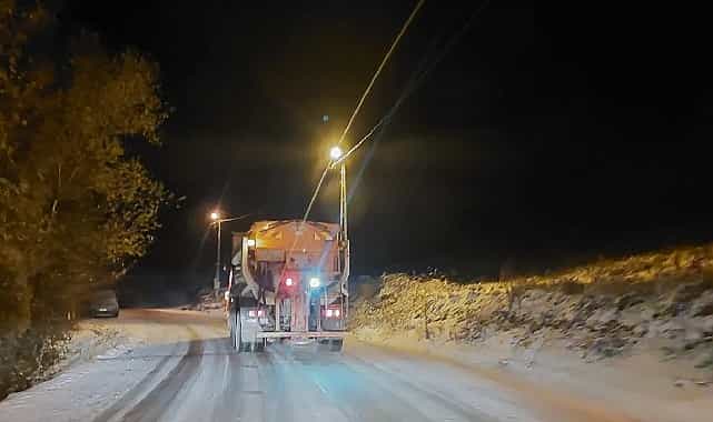 inegol belediyesi karla mucadele icin teyakkuzda