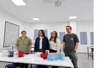 ogrenciler yapiyi 3d kitlerle ogreniyorlar