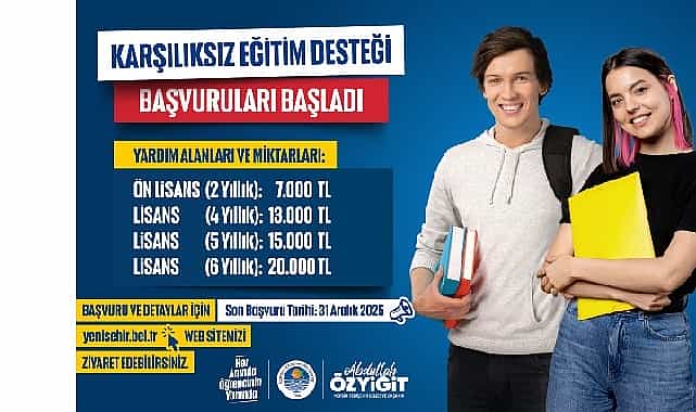 yenisehir belediyesinin karsiliksiz egitim destegi basvurulari basladi