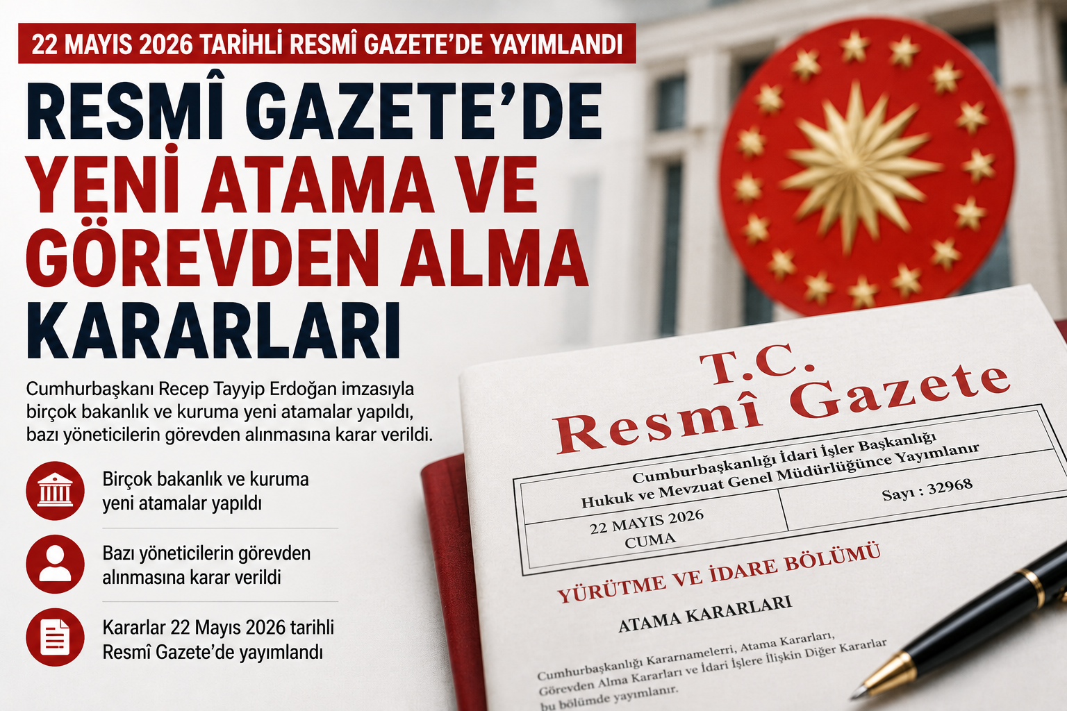 Resmi Gazete’de Yeni Atama Ve Görevden Alma Kararları Yayımlandı 1 9B3EE399 7EBC 48C4 BEFC D5BD508D2317