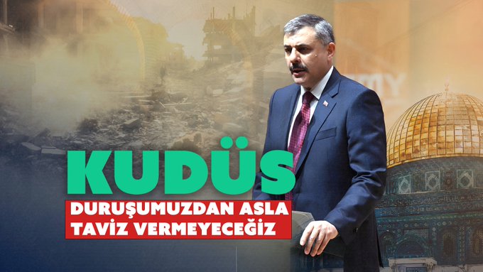 İçişleri Bakanı Çiftçi: Filistin Ve Gazze Duruşumuzdan Asla Taviz Vermeyeceğiz 1 HKSqNXjbUAAK8dH